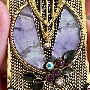 Marena Handarbeit Art Deco Brooch and Pendant (unsigned)